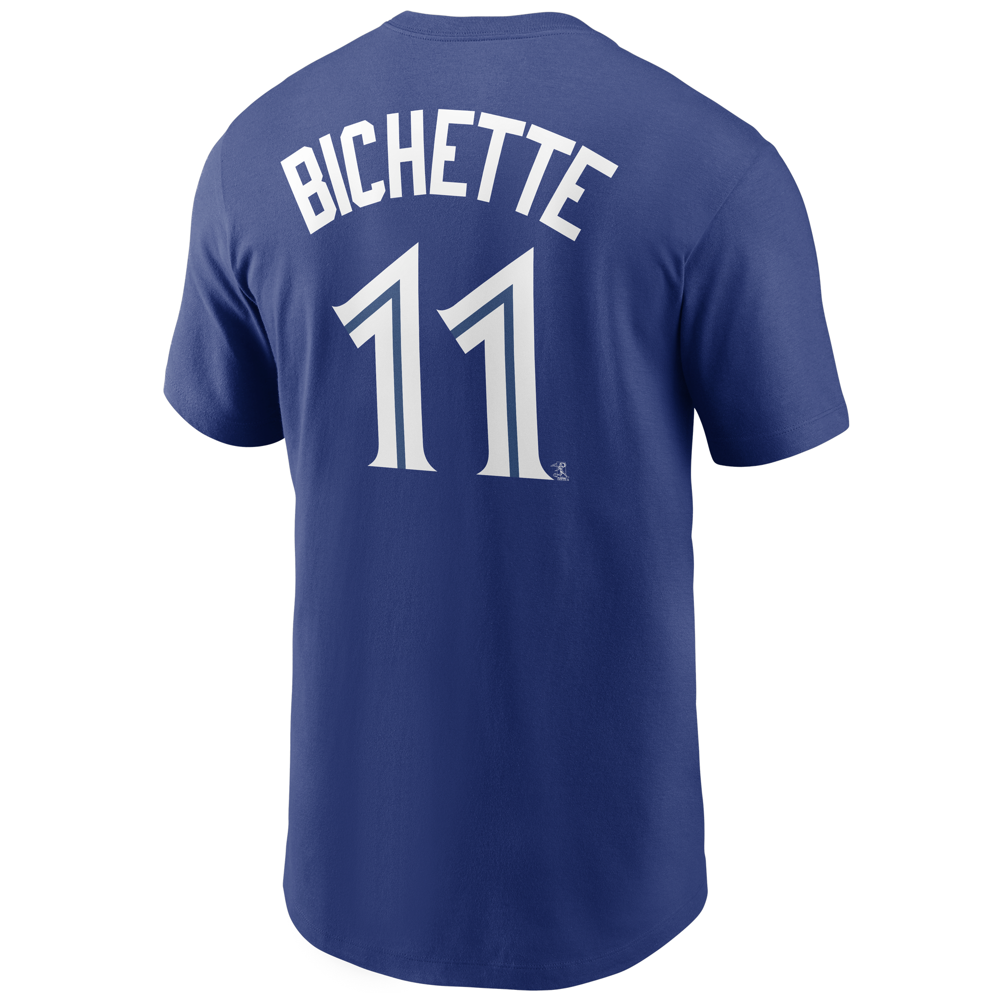 Toronto Blue Jays Bo Bichette #11 Nike Royal Name and Number T-Shirt - Pro League Sports Collectibles Inc.