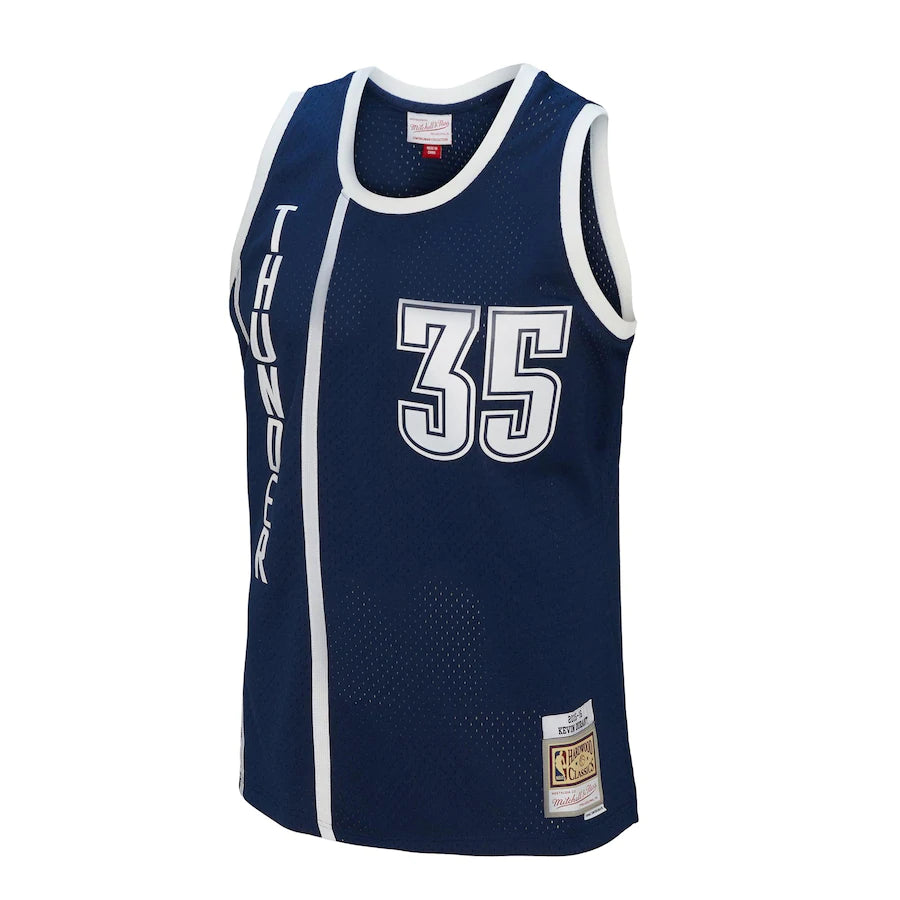 Kevin Durant Oklahoma City Thunder 2015-16 Hardwood Classic Mitchell & Ness Navy Alternate Swingman Jersey - Pro League Sports Collectibles Inc.