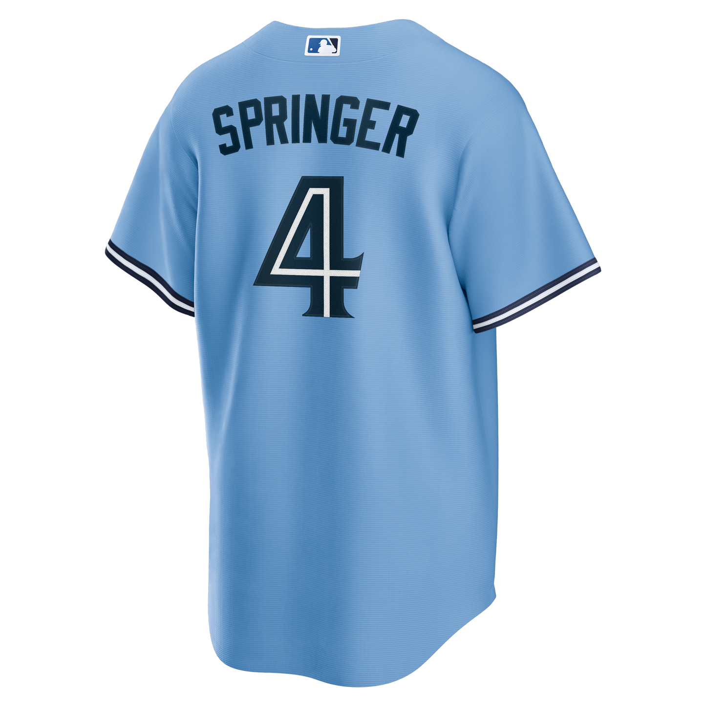 Youth George Springer #4 Toronto Blue Jays Nike Powder Blue Horizon Alternate Replica Team Jersey - Pro League Sports Collectibles Inc.