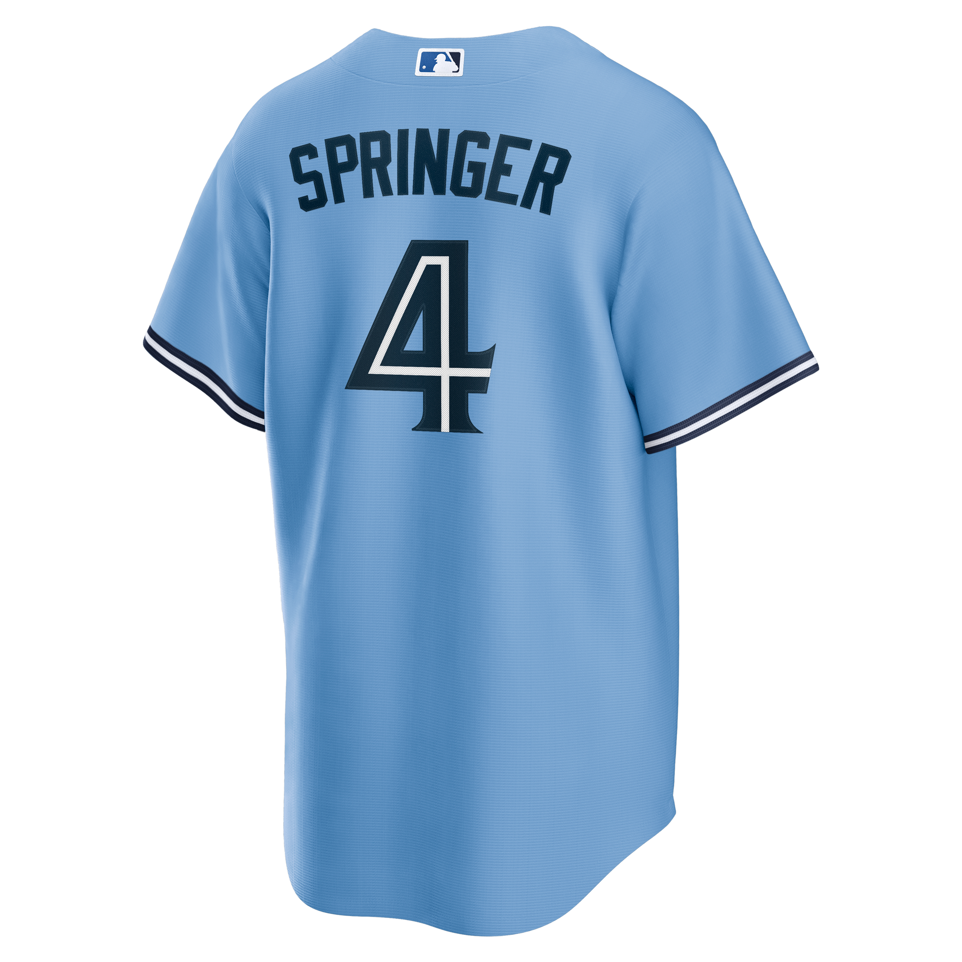 Youth George Springer #4 Toronto Blue Jays Nike Powder Blue Horizon Alternate Replica Team Jersey - Pro League Sports Collectibles Inc.