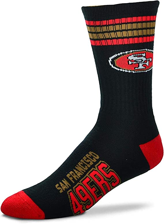 San Francisco 49ers 47 Brand Duster Crew Socks