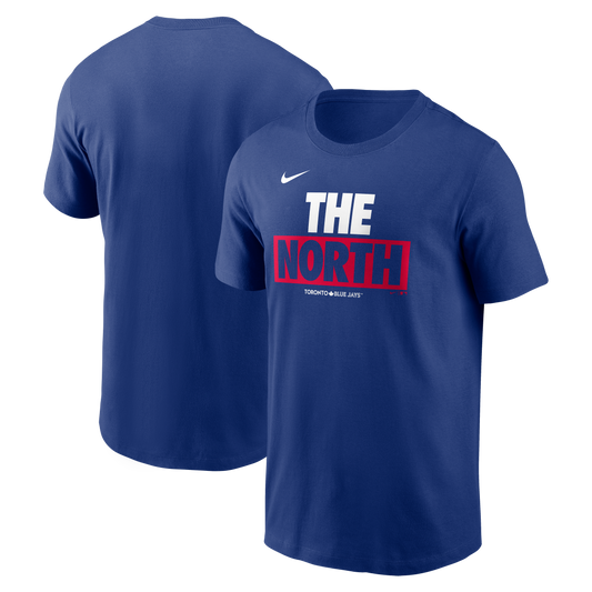 Toronto Blue Jays Nike "The North" Rally Rule Royal T-Shirt - Pro League Sports Collectibles Inc.