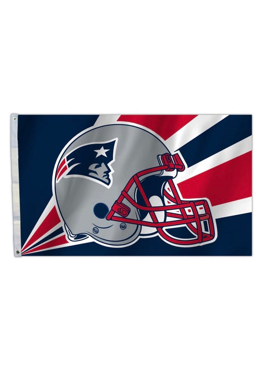 NFL New England Patriots 3’ x 5’ Logo Flag - Pro League Sports Collectibles Inc.