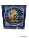 Green Bay Packers WinCraft NFL Chrome Clock - Pro League Sports Collectibles Inc.