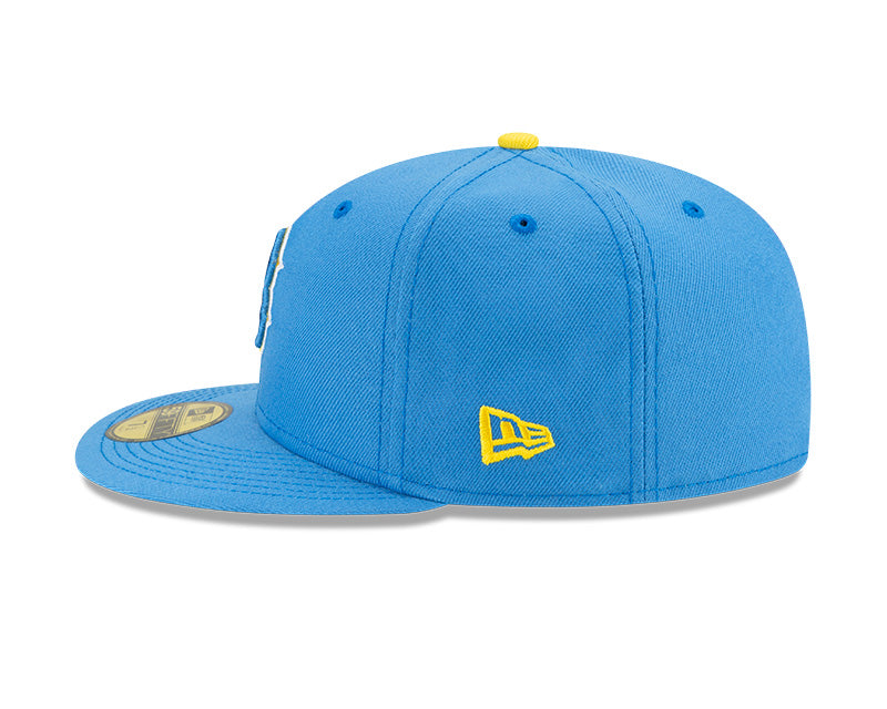 Boston Red Sox New Era Blue/Yellow 2021 City Connect Authentic Collection On-Field 59FIFTY Fitted Hat - Pro League Sports Collectibles Inc.