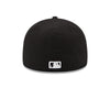 Toronto Blue Jays Black/White 59Fifty Fitted Hat - Pro League Sports Collectibles Inc.