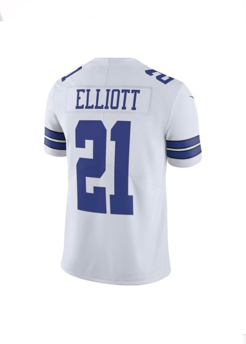 Ezekiel Elliott 21 Dallas Cowboys White Nike Vapor Limited Jersey Pro League Sports Collectibles Inc