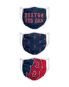 Boston Red Sox  FOCO MLB Face Mask Covers Adult 3 Pack - Pro League Sports Collectibles Inc.