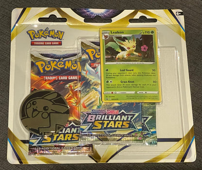 Pokémon TCG: Sword & Shield Brilliant Stars Coin & Foil Card - Blister 3 Pack - Pro League Sports Collectibles Inc.