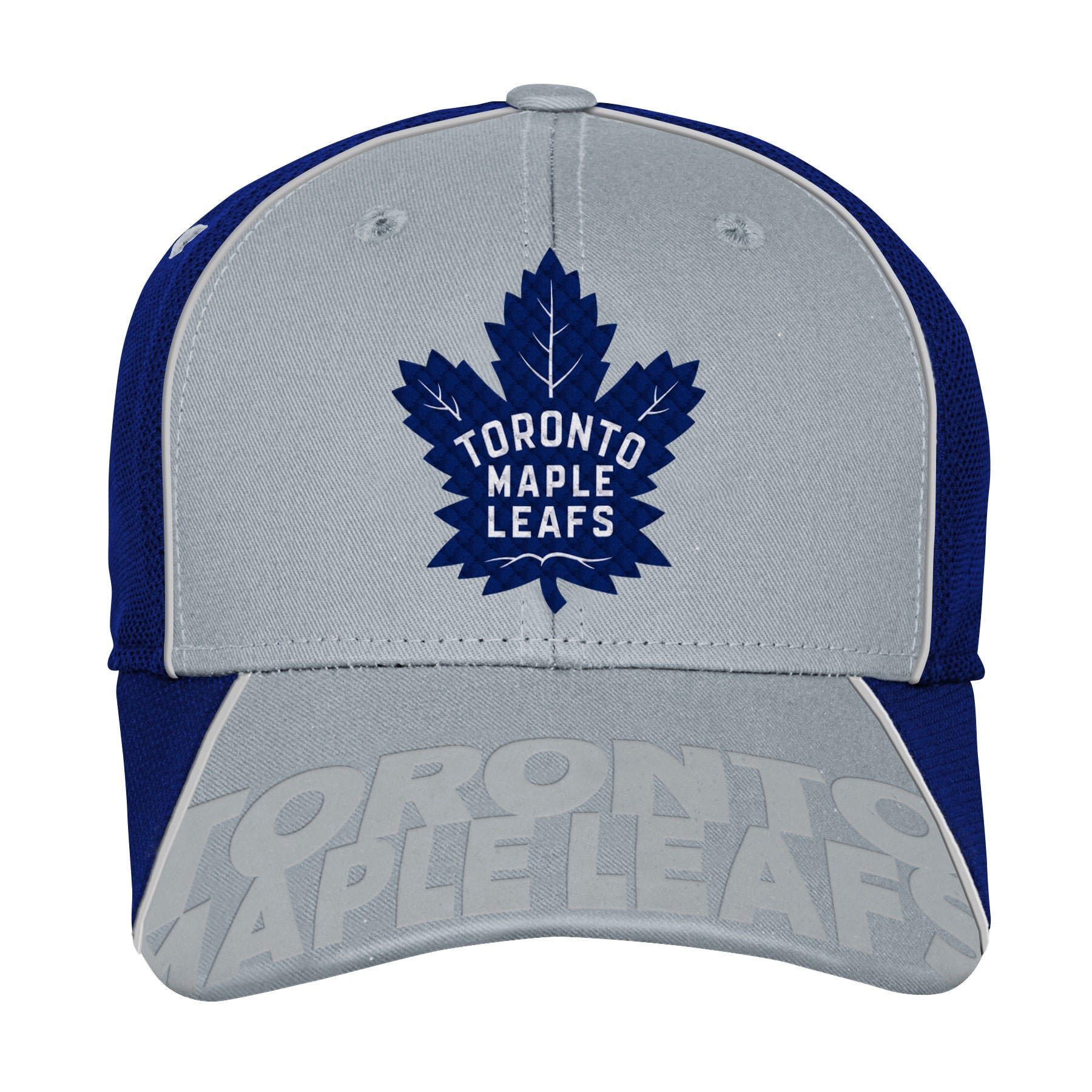 Youth Toronto Maple Leafs Second Season Grey/Blue Stretch Fit Hat - Pro League Sports Collectibles Inc.