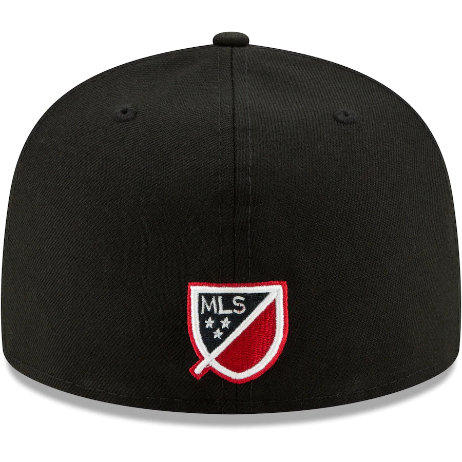 Toronto FC MLS TFC Black New Era 59FIFTY Fitted Hat - Pro League Sports Collectibles Inc.