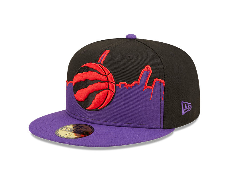 Toronto Raptors New Era Purple/Black 2022 Tip-Off 59FIFTY Fitted Hat - Pro League Sports Collectibles Inc.