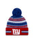 New York Giants New Era 2021 NFL Sideline - Sport Official Pom Cuffed Knit Hat - Red/Royal