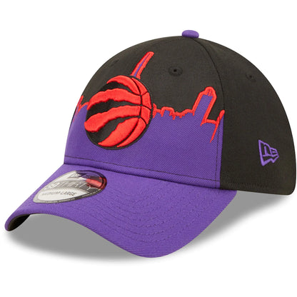 Toronto Raptors New Era Purple/Black 2022 Tip-Off 39THIRTY Flex Hat - Pro League Sports Collectibles Inc.