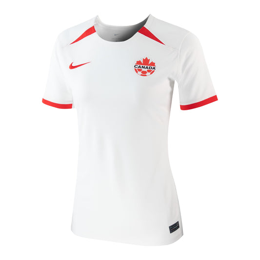 Women's Canada Women's National Team 2023/24 Nike Away Replica Jersey - White - Pro League Sports Collectibles Inc.