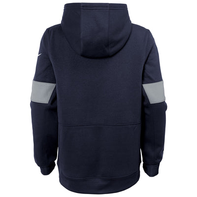 Youth Nike Navy Dallas Cowboys On-Field Performance - Pullover Hoodie - Pro League Sports Collectibles Inc.