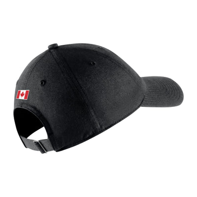 Canada Soccer National Team "We Can" Black Nike H86 Adjustable Hat - Pro League Sports Collectibles Inc.