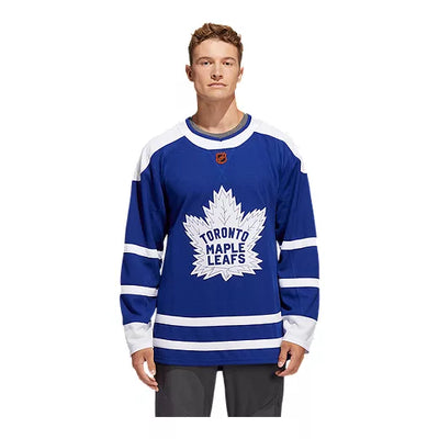Toronto Maple Leafs Adidas Authentic Blue Retro Reverse 2.0 Wordmark Jersey - Pro League Sports Collectibles Inc.