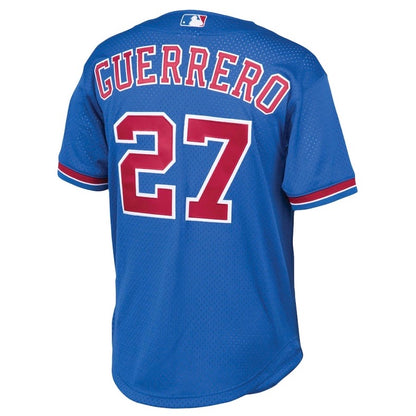 Montreal Expos Vladimir Guerrero Mitchell & Ness Cooperstown Collection Blue Batting Practice Jersey - Pro League Sports Collectibles Inc.