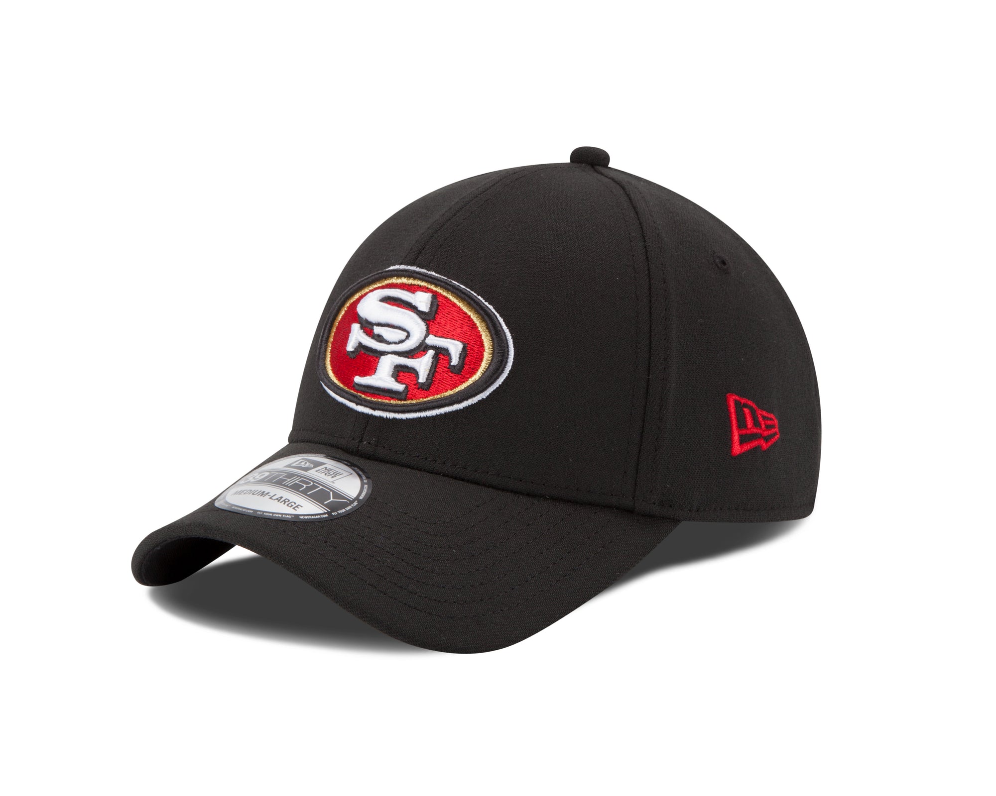 Men's San Francisco 49ers New Era Scarlet/Black 2021 NFL Sideline Road  39THIRTY Flex Hat