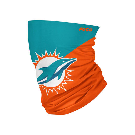 Miami Dolphins Big Logo FOCO NFL Face Mask Gaiter Scarf - Pro League Sports Collectibles Inc.