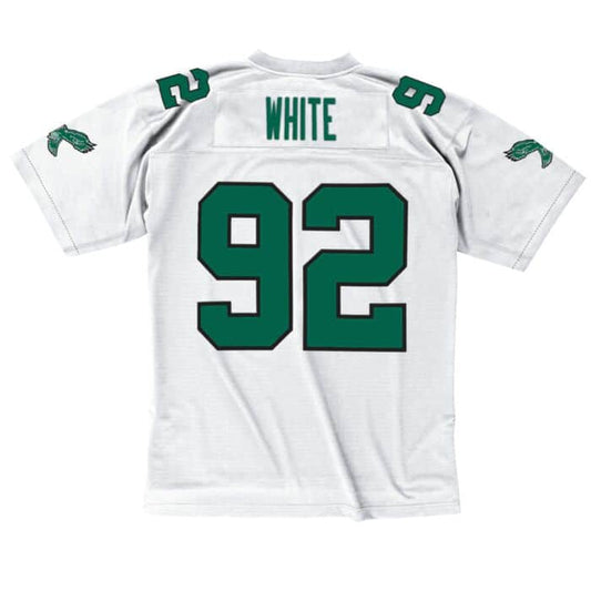 Reggie White Philadelphia Eagles 1990 Mitchell & Ness Retired Legacy Jersey - White - Pro League Sports Collectibles Inc.