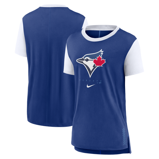 Women’s Toronto Blue Jays Nike Rush Local Royal T-Shirt - Pro League Sports Collectibles Inc.