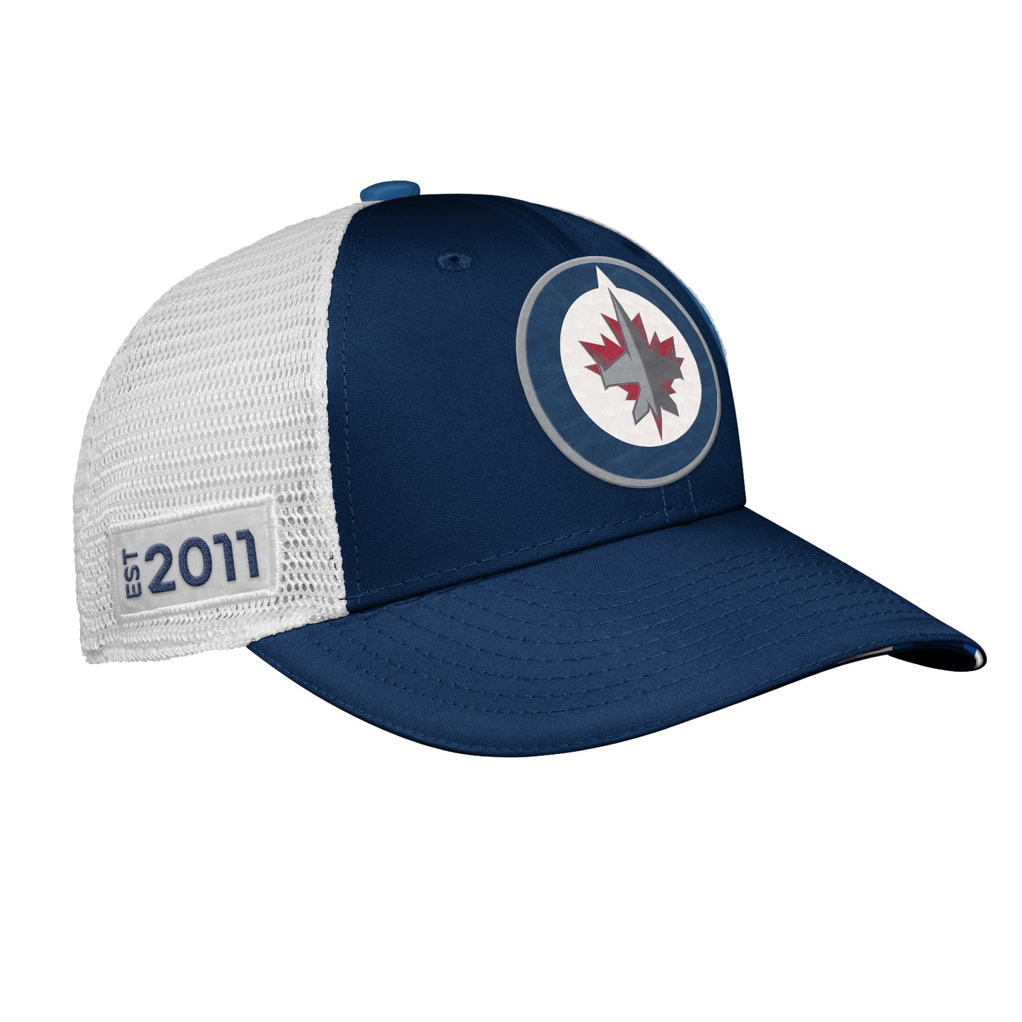 Youth Winnipeg Jets Fanatics Branded 2022 NHL Draft Authentic Pro On Stage Trucker Adjustable Hat - Pro League Sports Collectibles Inc.