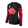 Women’s Team Canada Official 2018 Nike Olympic Replica Black - Pro League Sports Collectibles Inc.