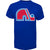 Quebec Nordiques Vintage NHL 47 Brand Fan T-Shirt - Blue