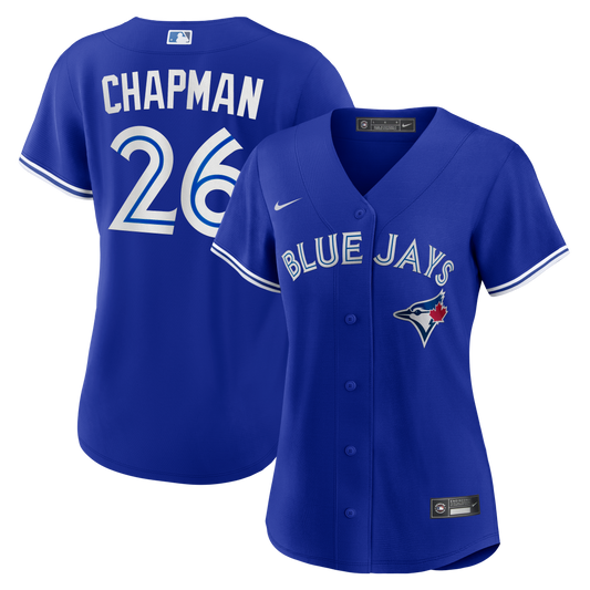 Women’s Toronto Blue Jays Matt Chapman #26 Nike Royal Replica Game Jersey - Pro League Sports Collectibles Inc.