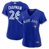 Women’s Toronto Blue Jays Matt Chapman #26 Nike Royal Replica Game Jersey - Pro League Sports Collectibles Inc.