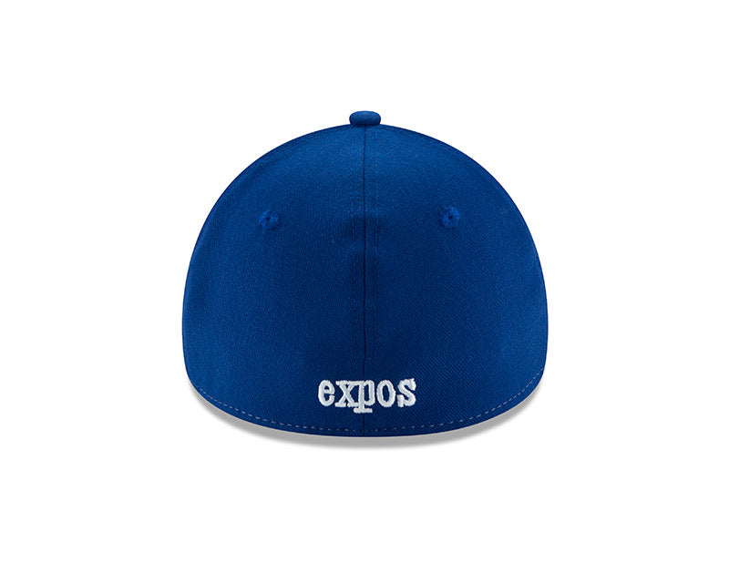 Montreal Expos New Era Cooperstown Collection Team Classic Game White / Royal - 39THIRTY Flex Hat - Pro League Sports Collectibles Inc.