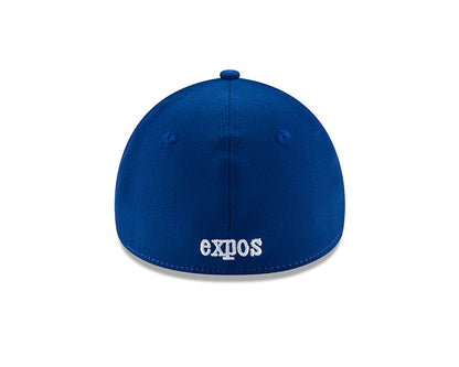 Montreal Expos New Era Cooperstown Collection Team Classic Game White / Royal - 39THIRTY Flex Hat - Pro League Sports Collectibles Inc.