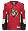 Ottawa Senators Home Replica Reebok Red Jersey - Pro League Sports Collectibles Inc.