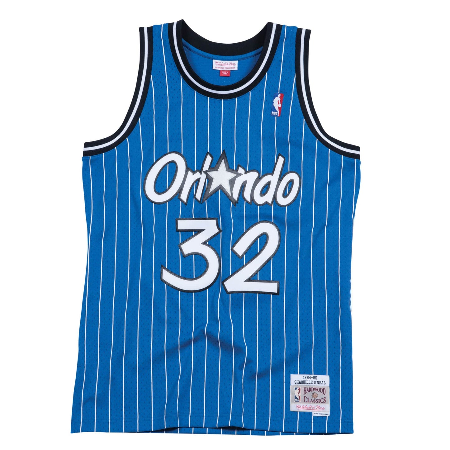 Shaquille O'Neal #32 Orlando Magic Mitchell & Ness Road 1994-95 Hardwood Classic Swingman Jersey - Pro League Sports Collectibles Inc.