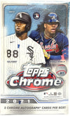 Topps Chrome Baseball 2021 Hobby Box - 24 packs - Pro League Sports Collectibles Inc.
