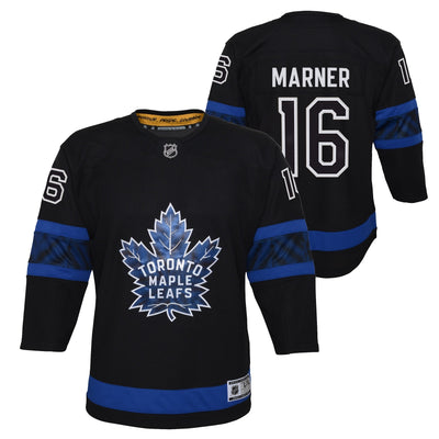 Toddler Toronto Maple Leafs Mitchell Marner #16 Alternate Premier Reversible Jersey - Flip - Pro League Sports Collectibles Inc.