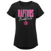 Youth Girls NBA Toronto Raptors Black/Pink T-Shirt - Pro League Sports Collectibles Inc.