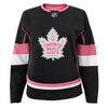Youth Toronto Maple Leafs Girls Black & Pink Fan Replica Jersey - Pro League Sports Collectibles Inc.