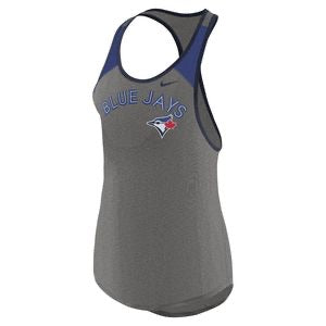 Women’s Toronto Blue Jays Nike Wordmark Legend Gray Tank Top - Pro League Sports Collectibles Inc.