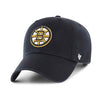 Boston Bruins Black Clean Up '47 Brand Adjustable Hat - Pro League Sports Collectibles Inc.