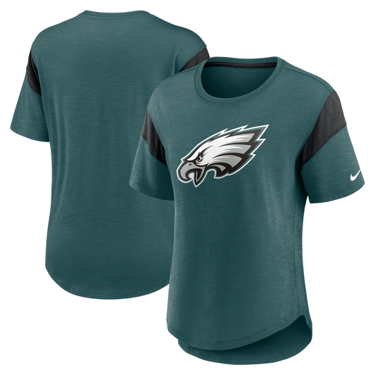 Women’s Philadelphia Eagles Nike Primary Logo Fashion T-Shirt - Pro League Sports Collectibles Inc.