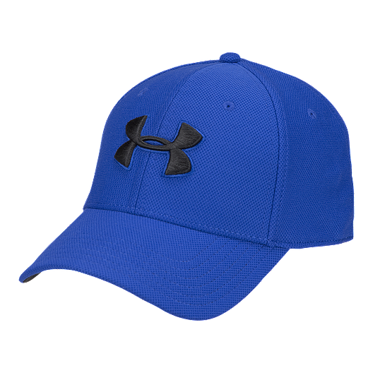 Under Armour Men's Blitzing 3.0 Stretch Fit Hat - Royal - Pro League Sports Collectibles Inc.