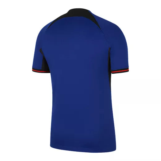 Netherlands World Cup 2022 Stadium Road Blue Nike Jersey - Pro League Sports Collectibles Inc.