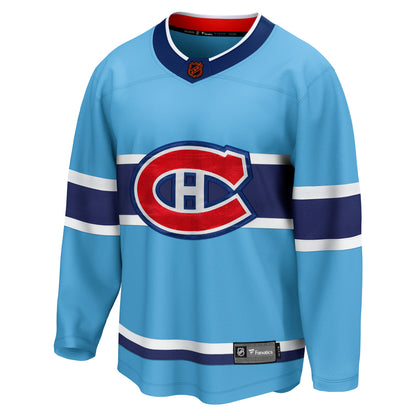 Montreal Canadiens Fanatics Branded - Retro Reverse Special Edition 2.0 Breakaway Blank Jersey - Blue - Pro League Sports Collectibles Inc.