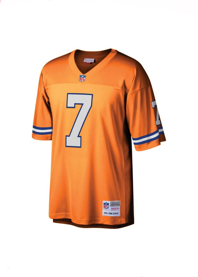 Denver Broncos John Elway Mitchell & Ness Retired Legacy Orange  Jersey - Pro League Sports Collectibles Inc.