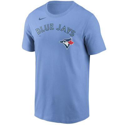 Toronto Blue Jays Bo Bichette #11 Nike Powder Blue Horizon Name and Number T-Shirt - Pro League Sports Collectibles Inc.