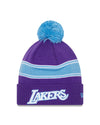 Los Angeles Lakers Purple New Era City Series 21 Pom Knit Toque - Pro League Sports Collectibles Inc.