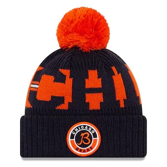 Men's New Era Black/Orange Cincinnati Bengals 2021 NFL Sideline Sport  Official Pom Cuffed Knit Hat